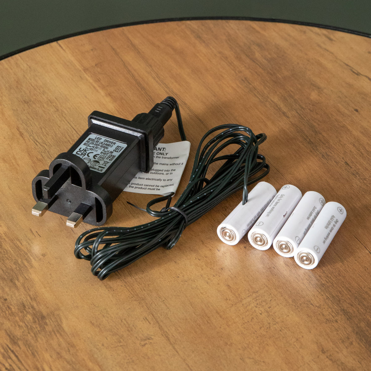 4 x 6V AA Money Saving Battery Replacement Plug In Adapter