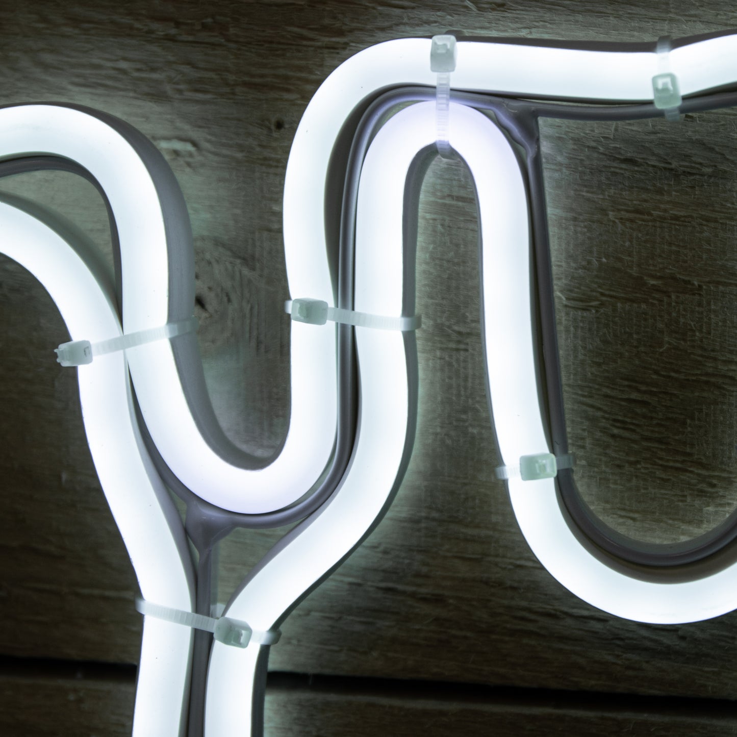 72cm Light up Neon Flex Effect Christmas Candle Decoration with Multi-Coloured LEDs