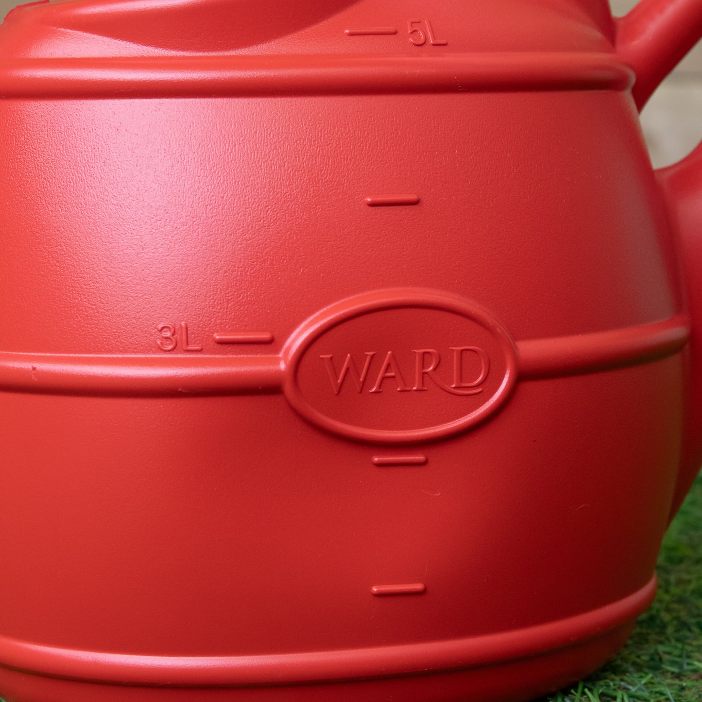 5L Ward Garden Watering Can with Rose in Red