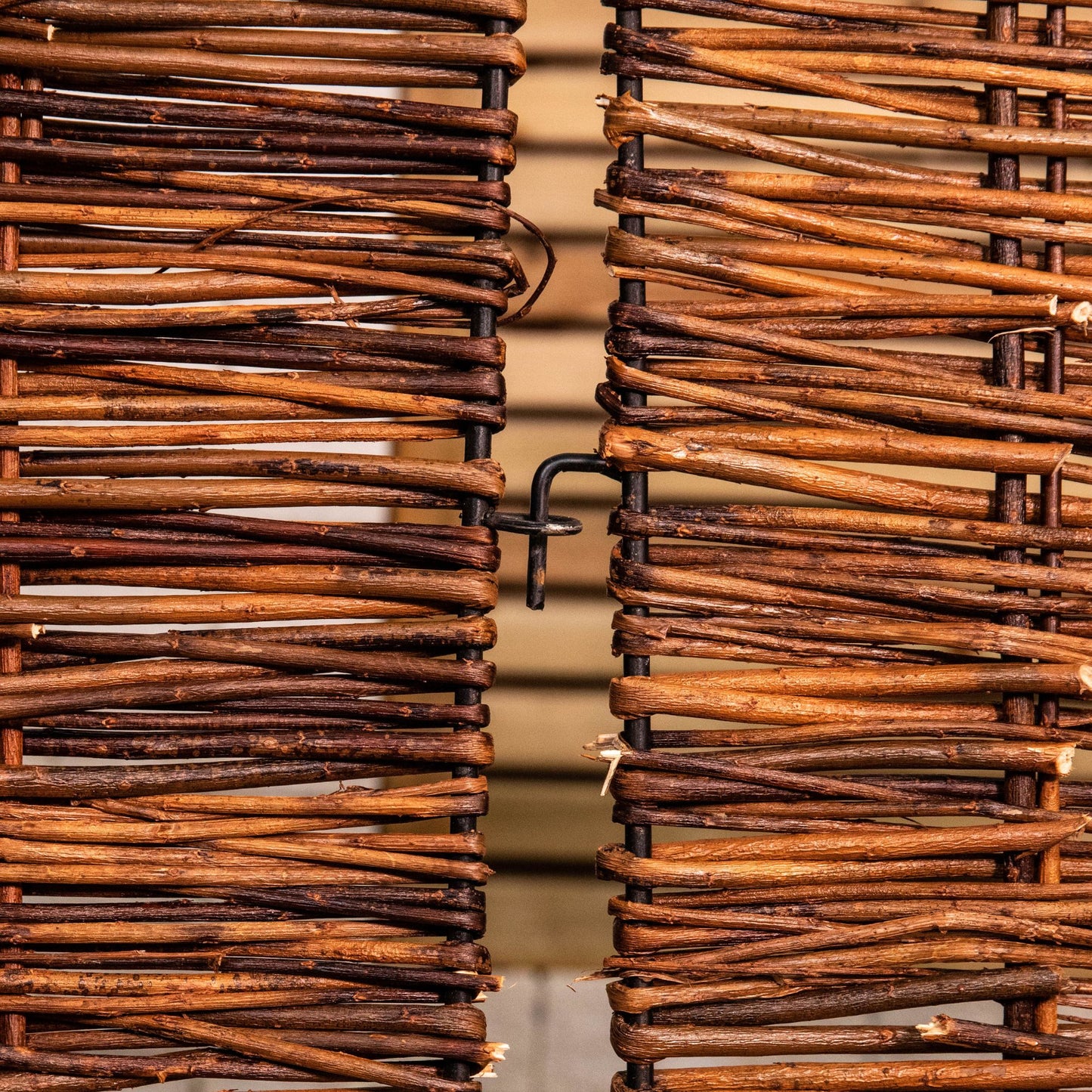 Factory Seconds: 1.16m x 1.83m Triple Garden Patio Willow Wheelie Bin Screen Hideaway