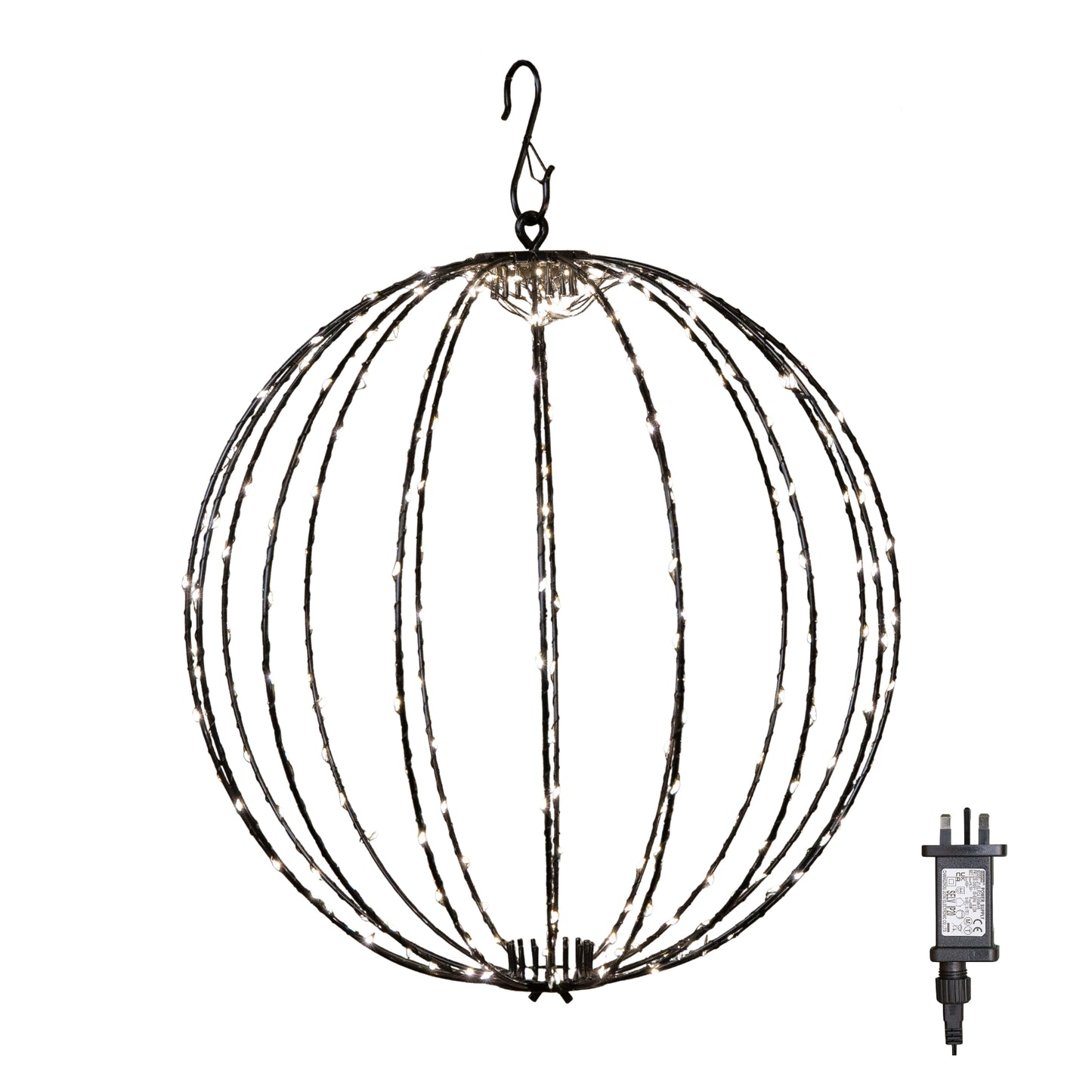 40cm Light up Christmas Twinkle Orb with 240 Warm White LEDs