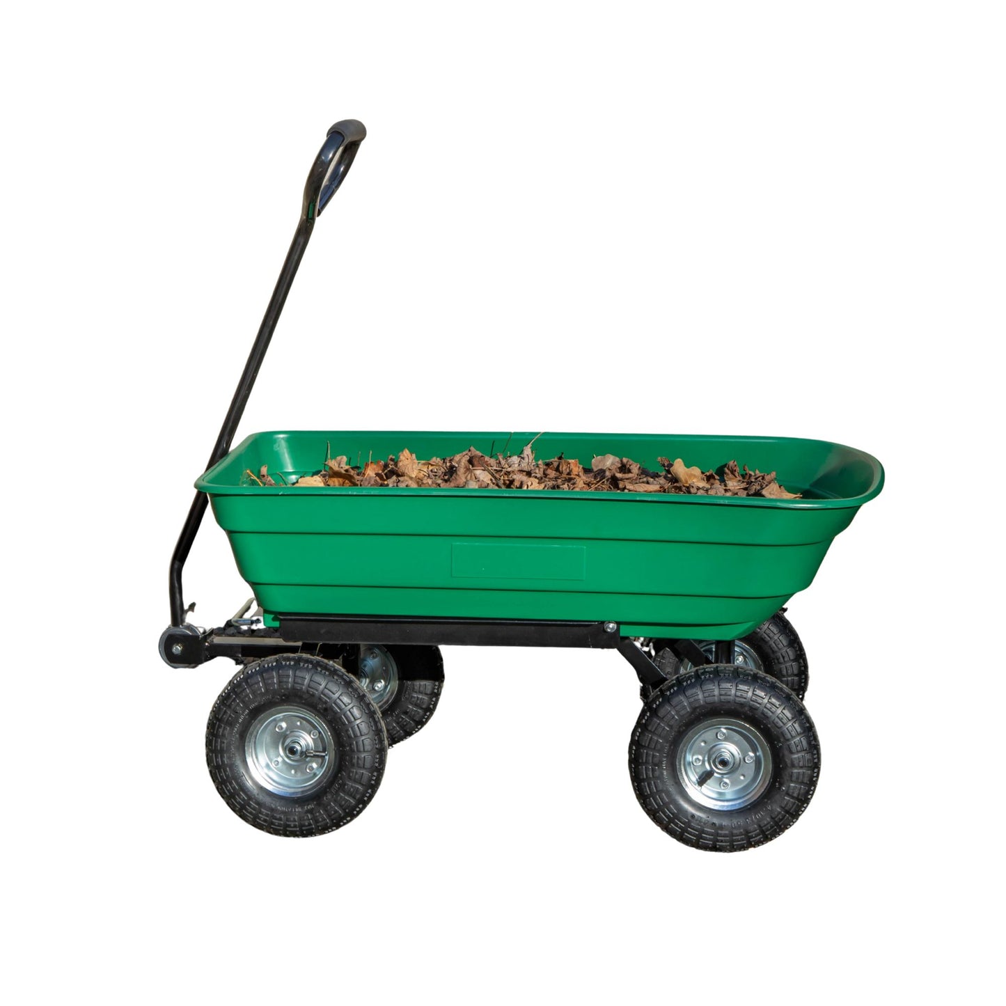 75L Heavy Duty Tipping Garden Dump Truck with 200kg Capacity with Wheels & Pull Handle