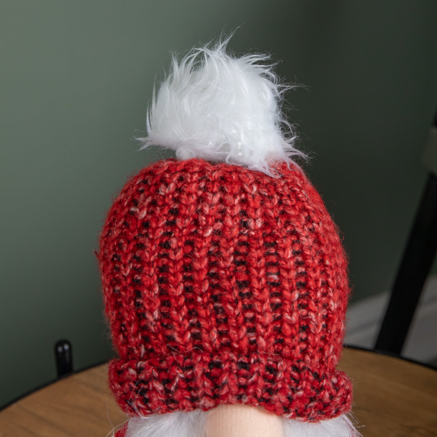 30cm Red Gonk with Bobbly Hat Christmas Decoration