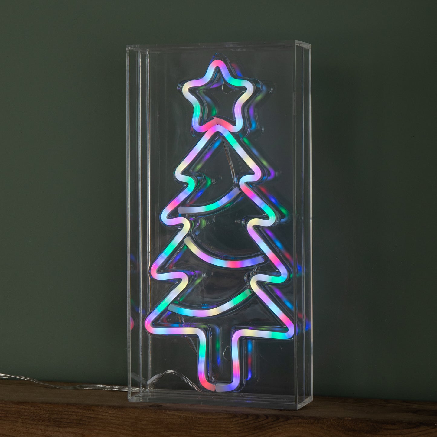 30cm Light up RGB Neon Flex Christmas Tree Decoration
