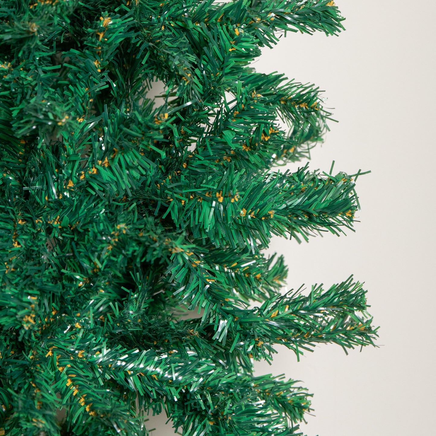 8ft (2.35m) Samuel Alexander Double Door Plain Green Flat Top Christmas Tree Arch with 2000 Tips