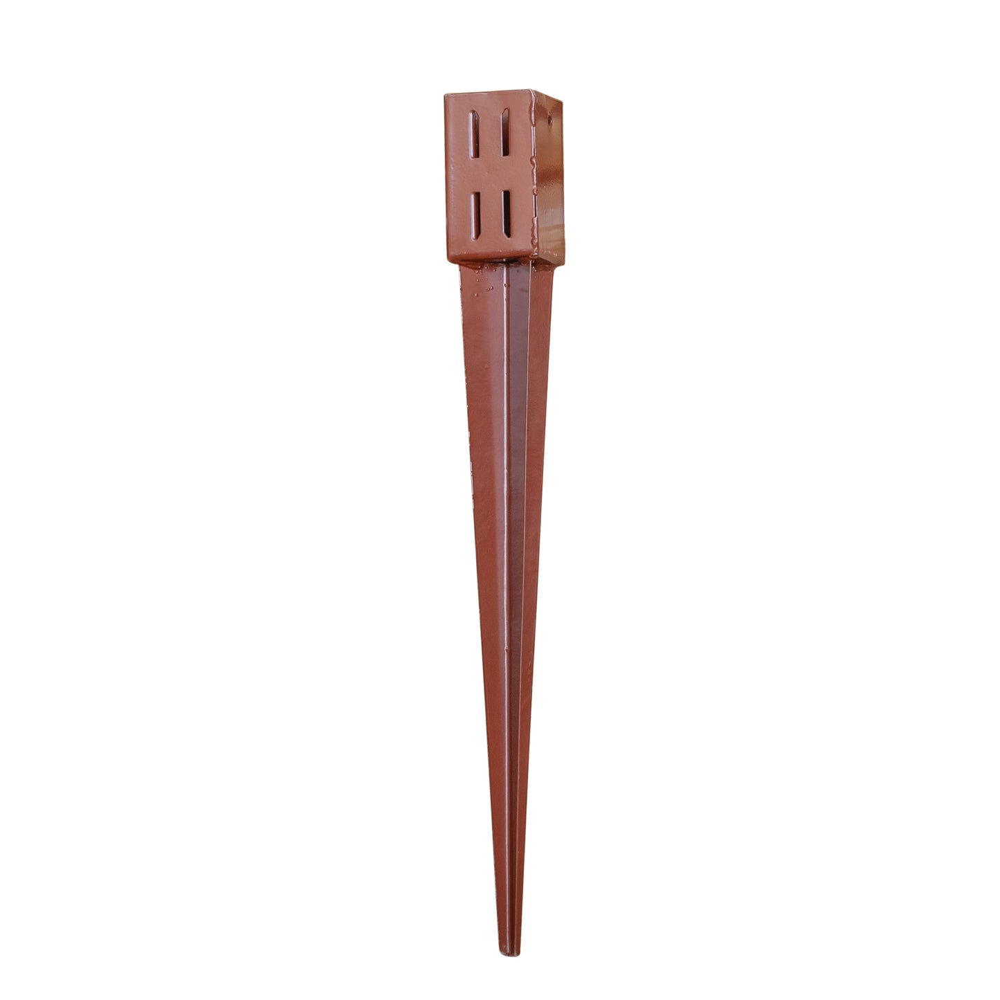 75mm x 75mm (3" x 3") Metal Garden Fence Post Holder & Spike
