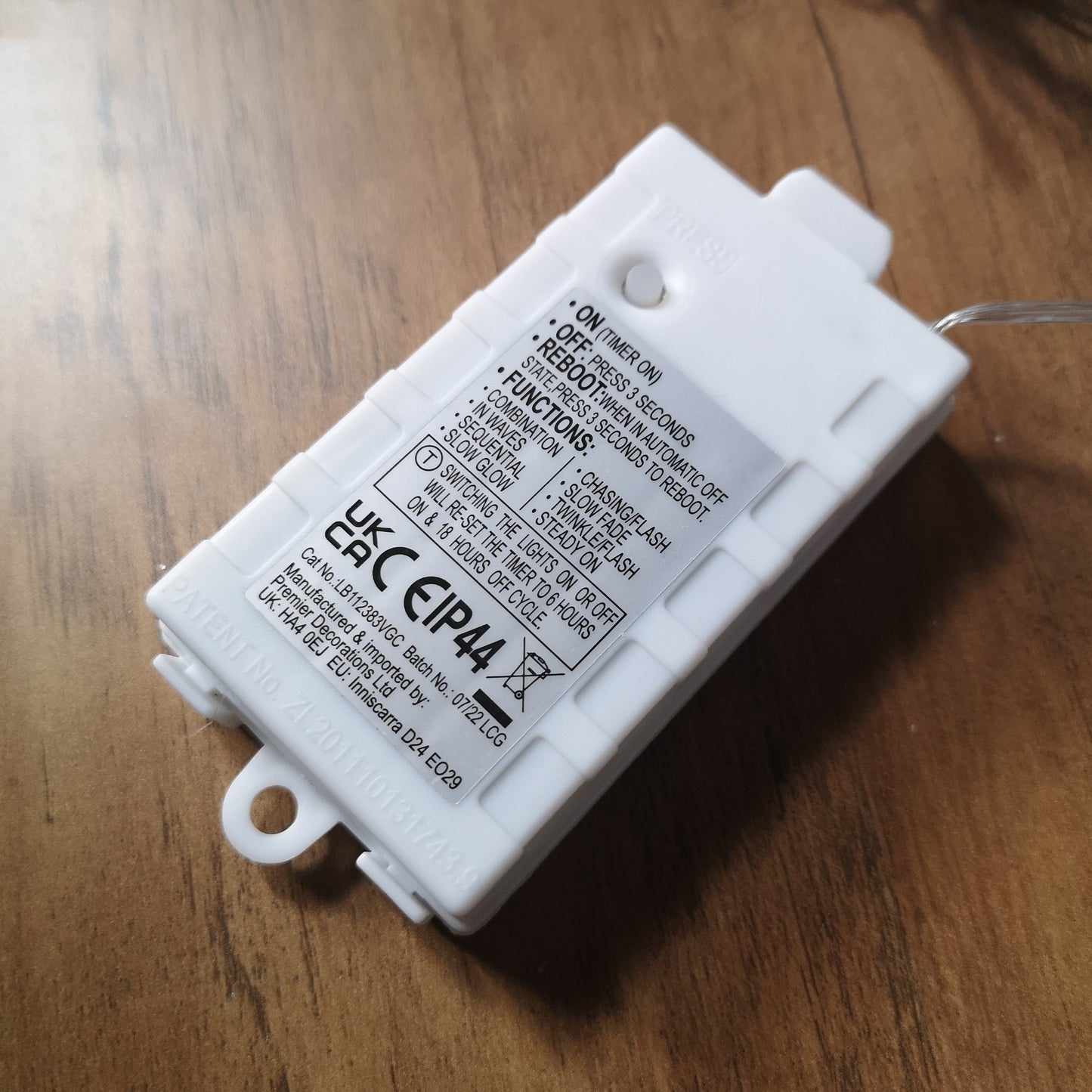 5m Multi Function Battery Operated Rainbow LED Fairy Lights Christmas Decorations with Timer