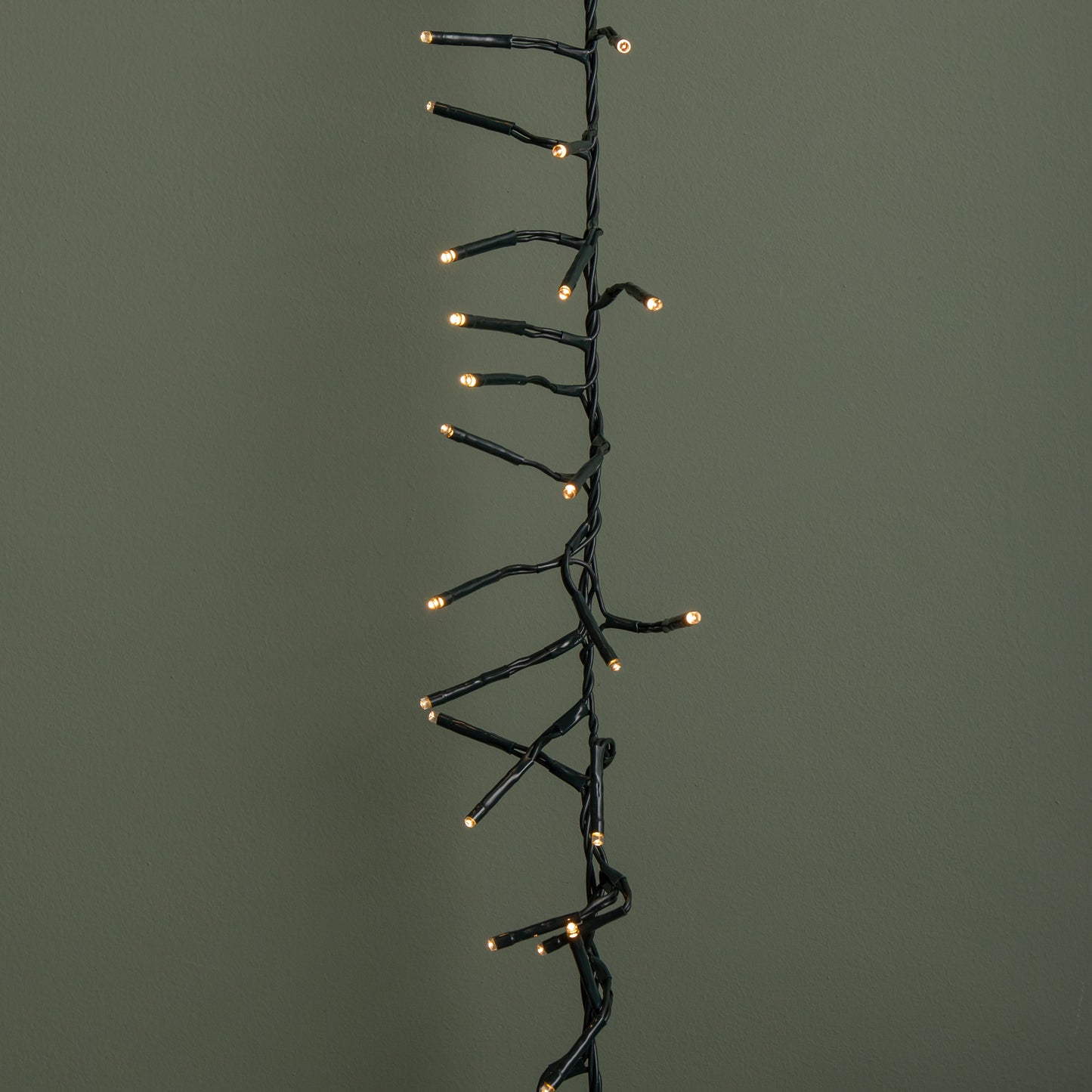 18.5m 1440 LED Christmas Cluster Multi-Action String Lights with Timer in Warm White