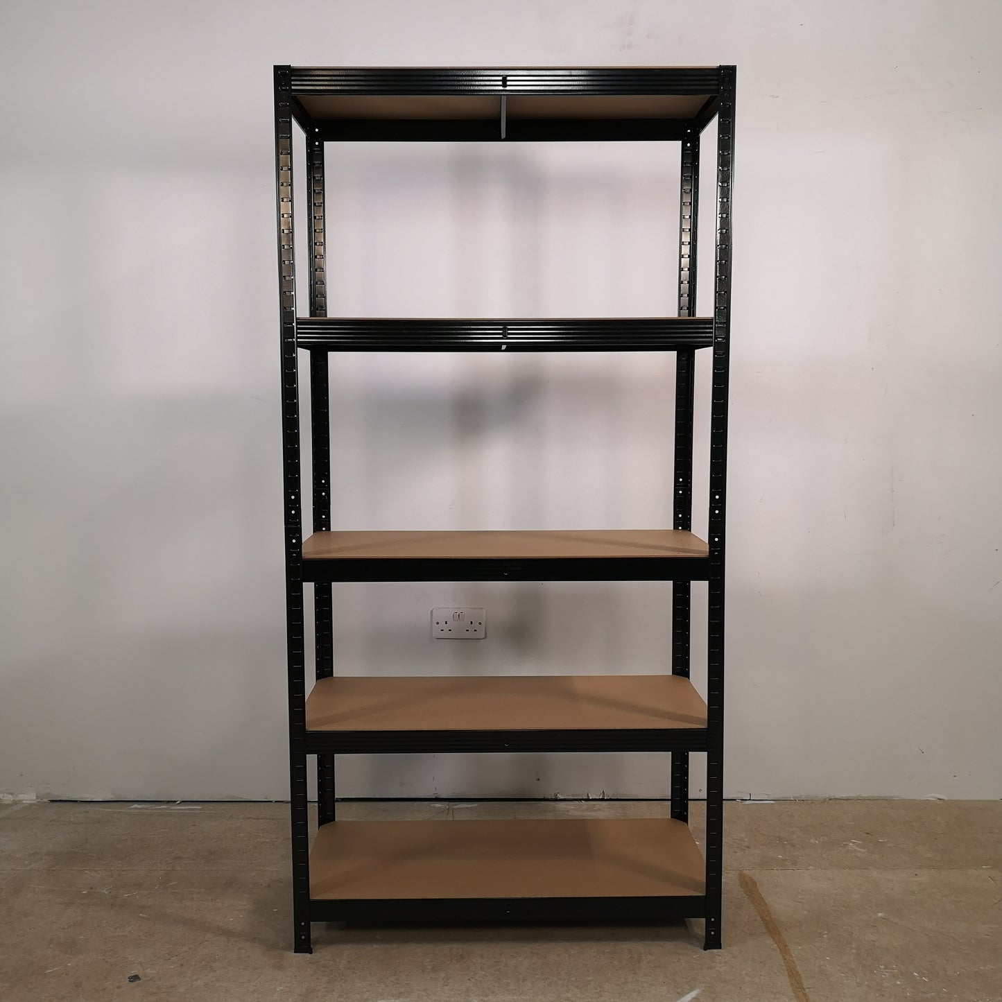 Garage Shelving 90cm Wide & 180cm High Heavy Duty 5 Tier Multipurpose Metal Racking Unit / Warehouse Shelving Storage