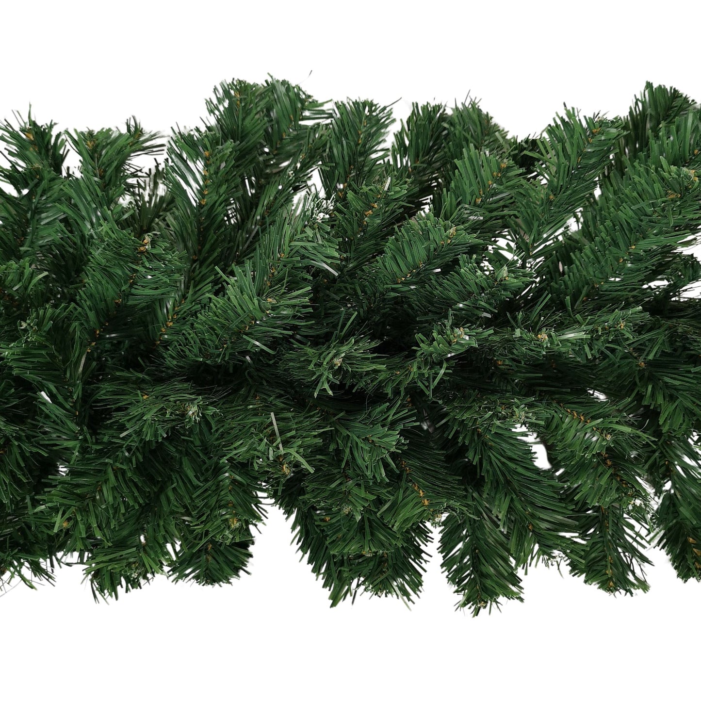 2.7m (9ft) x 38cm Premier Luxury Extra Bushy Plain Green Christmas Garland