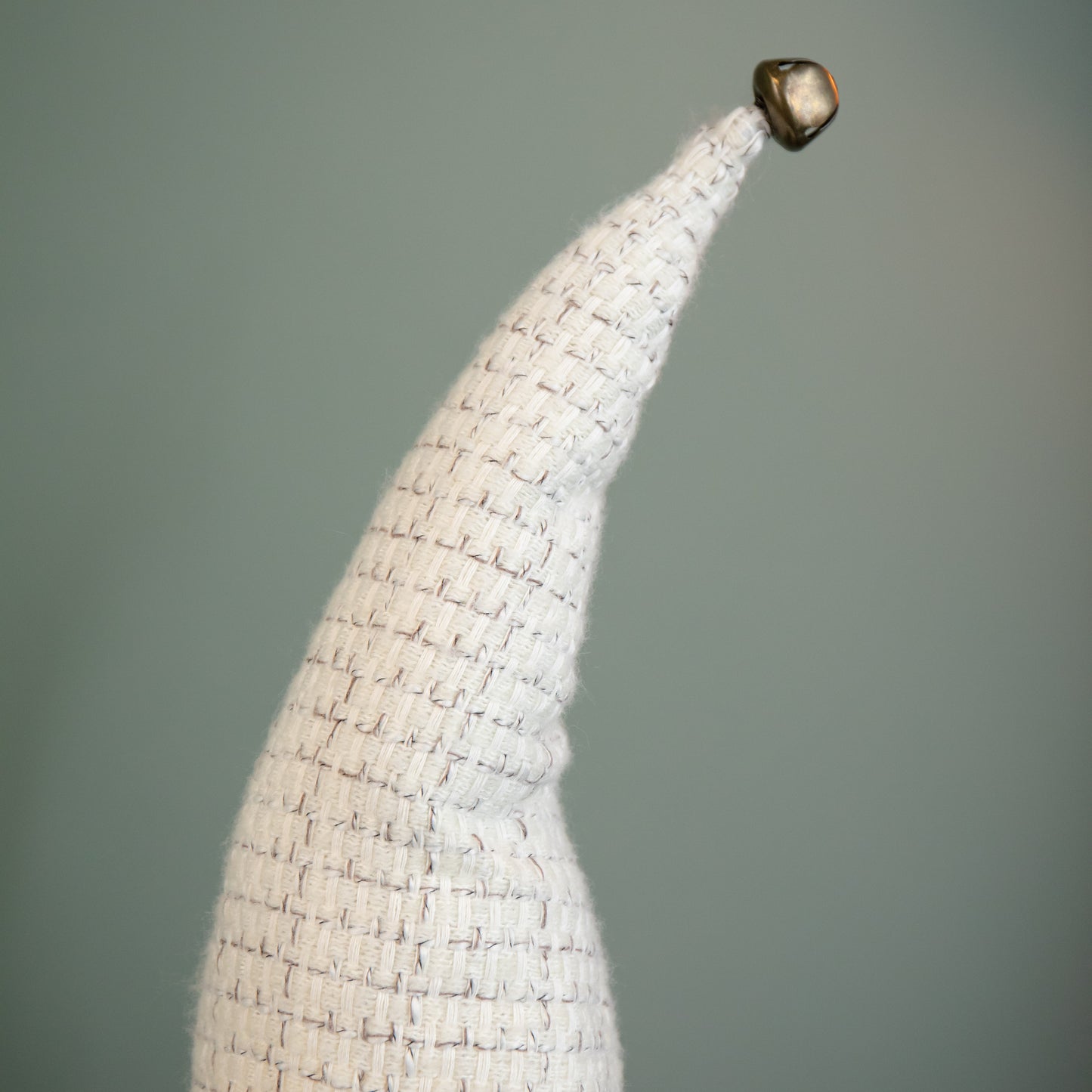 50cm Battery Operated Christmas Sitting Gonk Decoration in Light Grey