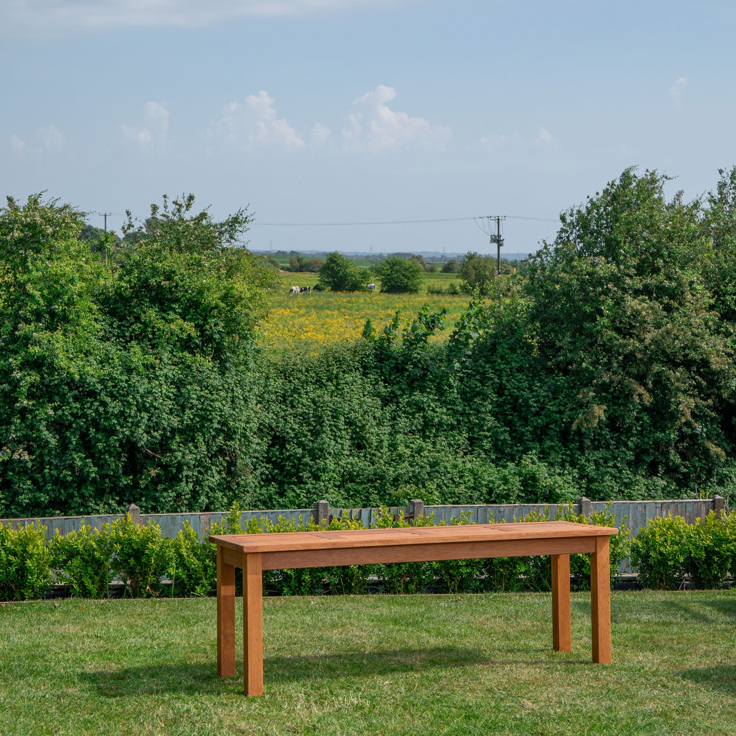 Samuel Alexander Coniston 2 Seater Outdoor Wooden Garden Bench Stool
