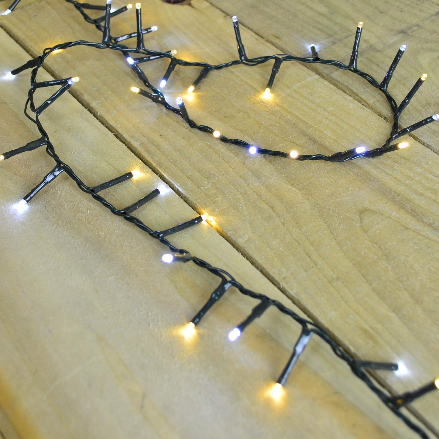 2000 LED 50m Premier TreeBrights Indoor Outdoor Christmas Multi Function Mains Operated String Lights with Timer in Cool & Warm White