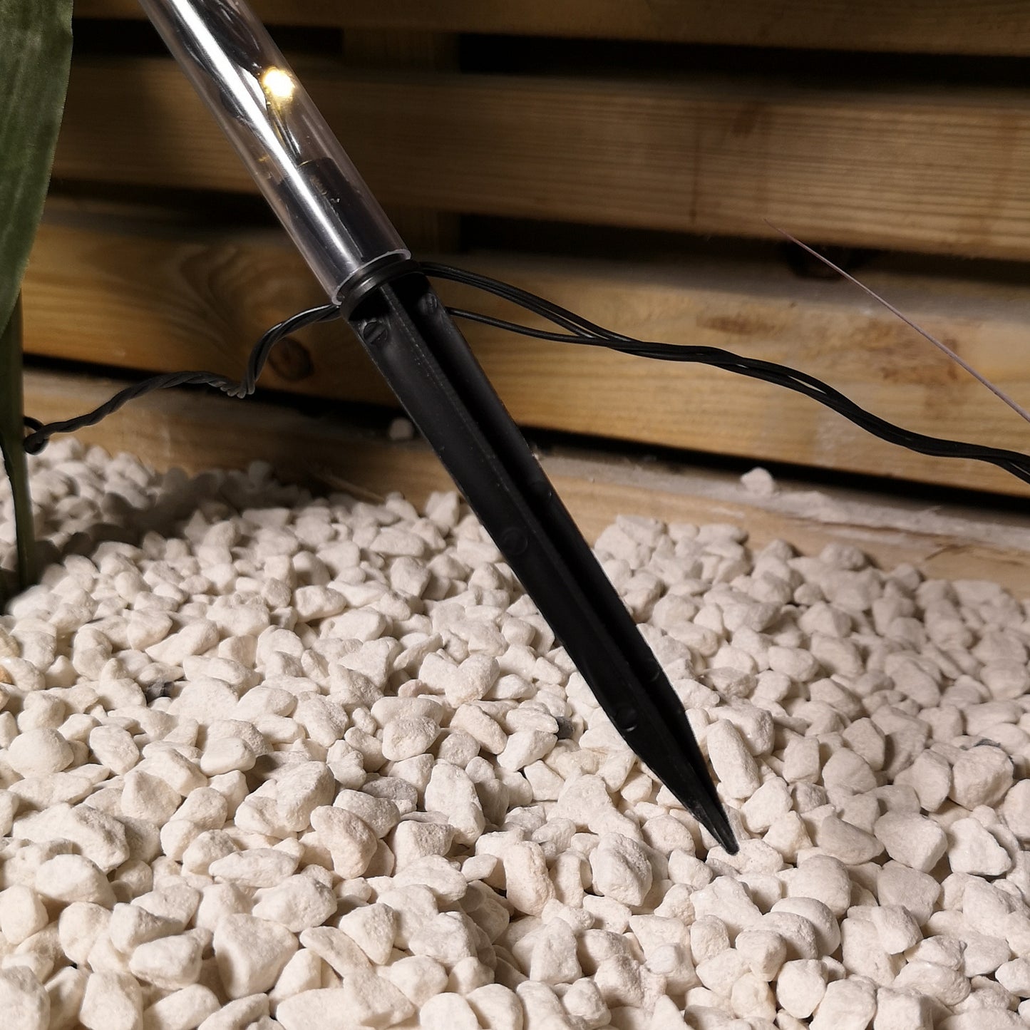 Battery Operated Set of 8 Light up Christmas Snowflake Garden Stakes with LEDs