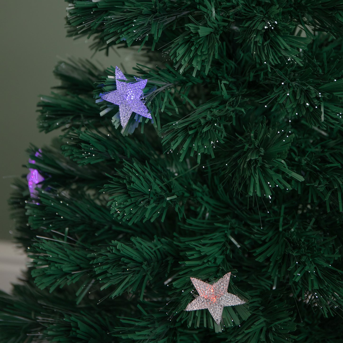 4ft (1.2m) Fibre Optic Cosmos Christmas Tree with 22 Colour Changing LEDs