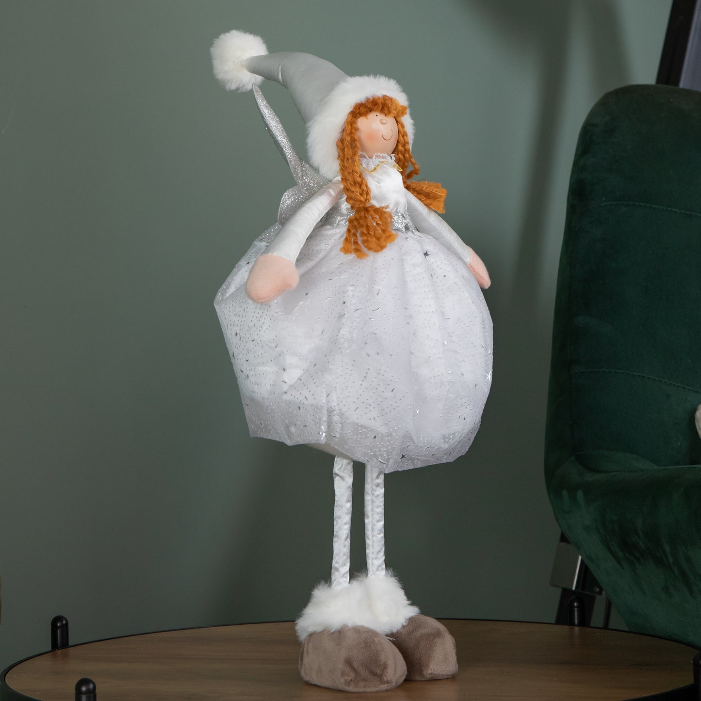 48cm Standing Soft White Fairy Magic Christmas Decoration