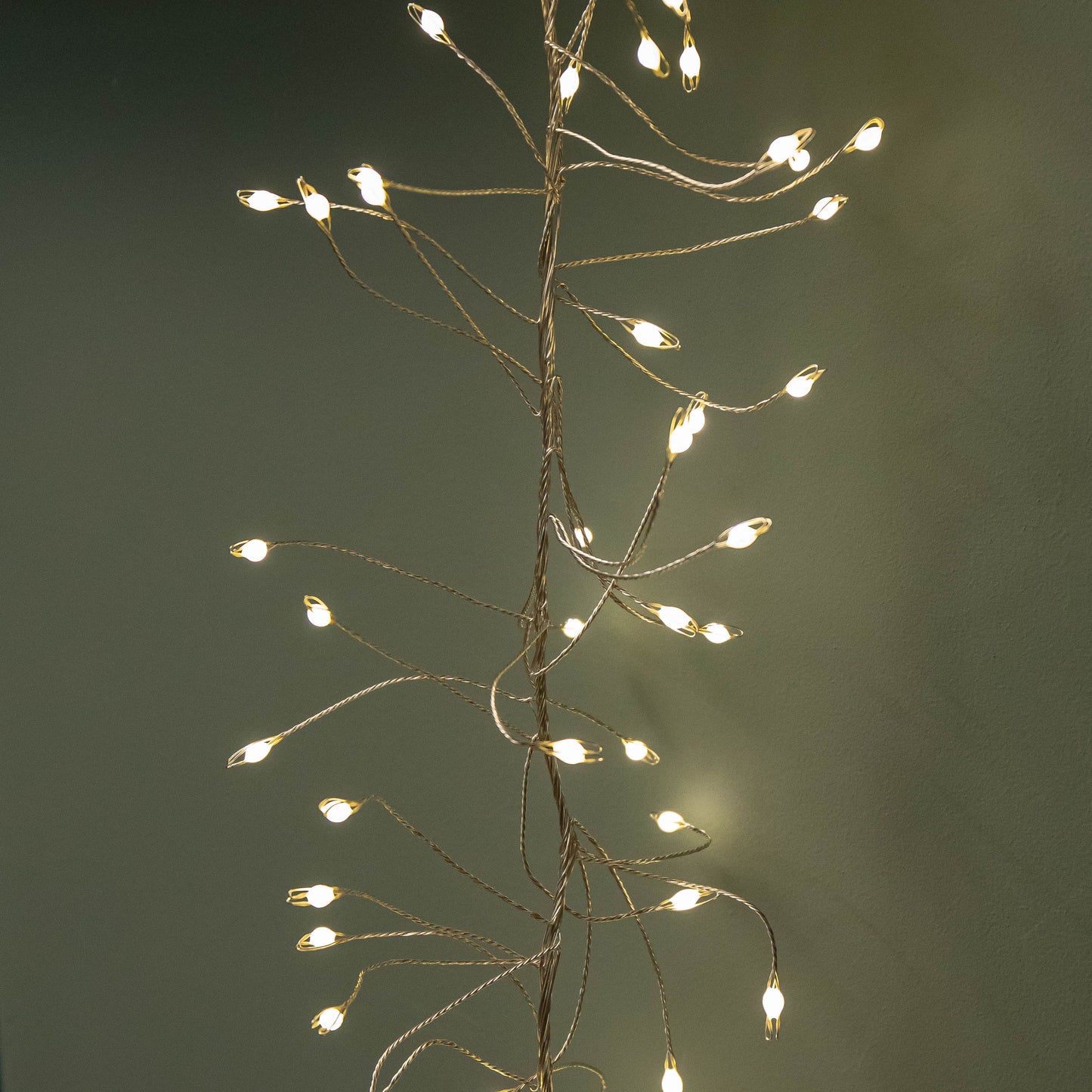 5.4m 860 LEDs Multi Action Ultra Bright Garland on Silver Wire in Warm White
