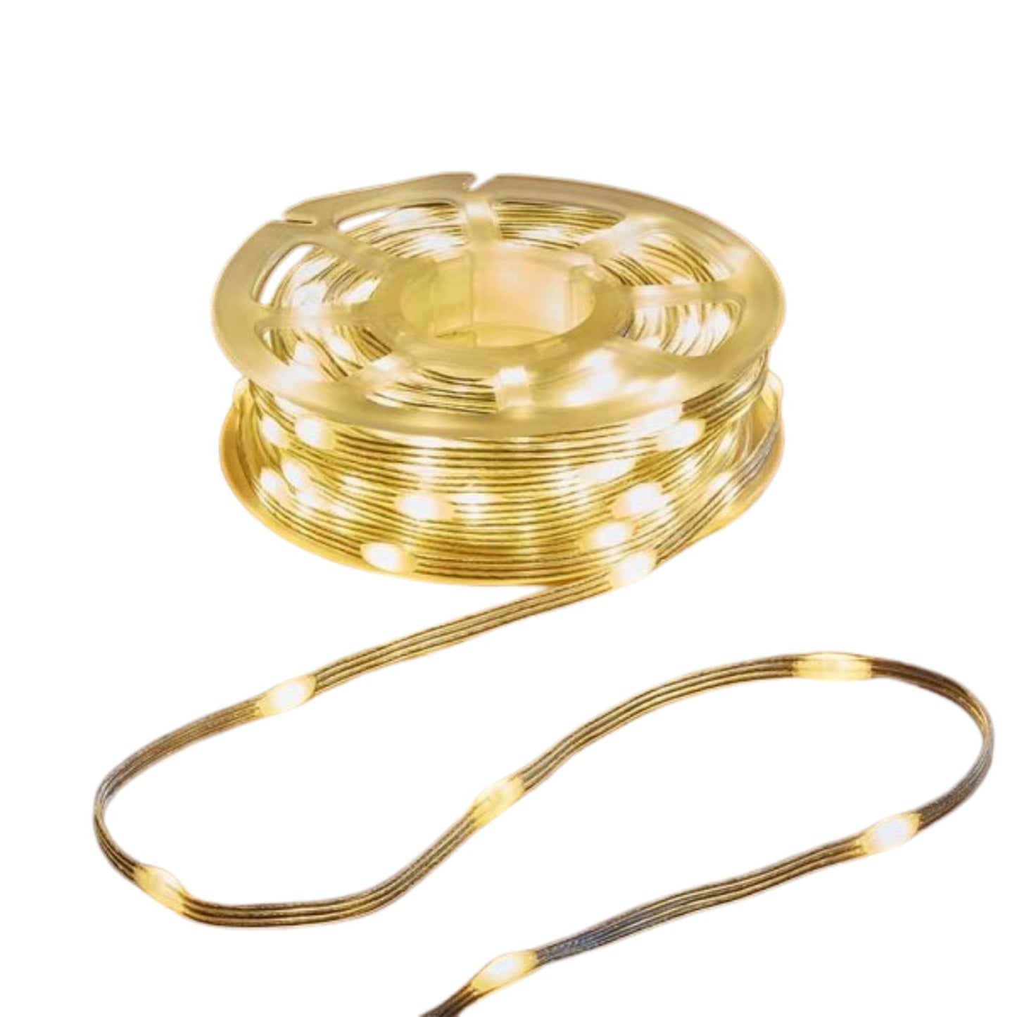 37.5m Light up Christmas Two Tone String Lights with 500 Warm White & Cool White LEDs