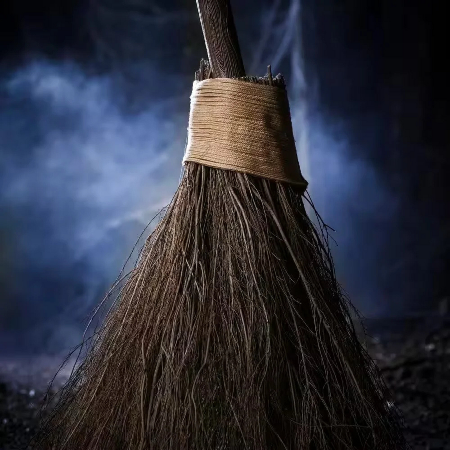 Home Accents Holiday 12ft Giant Animated Hovering Halloween Witch with Broomstick and LEDs