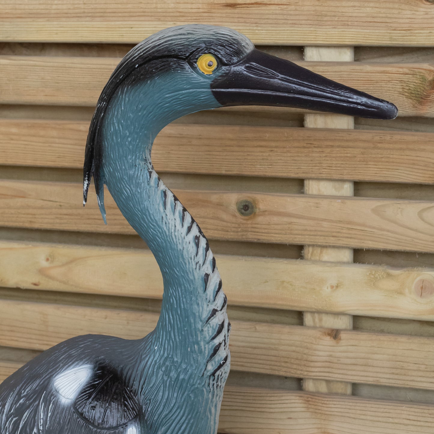 65cm Tall Plastic Heron Bird Deterrent Garden Pest Control Ornament