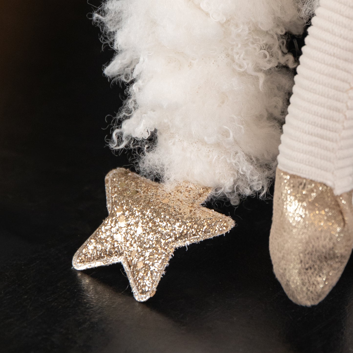 34cm Large White Super Soft Christmas Snow Gonk Decoration