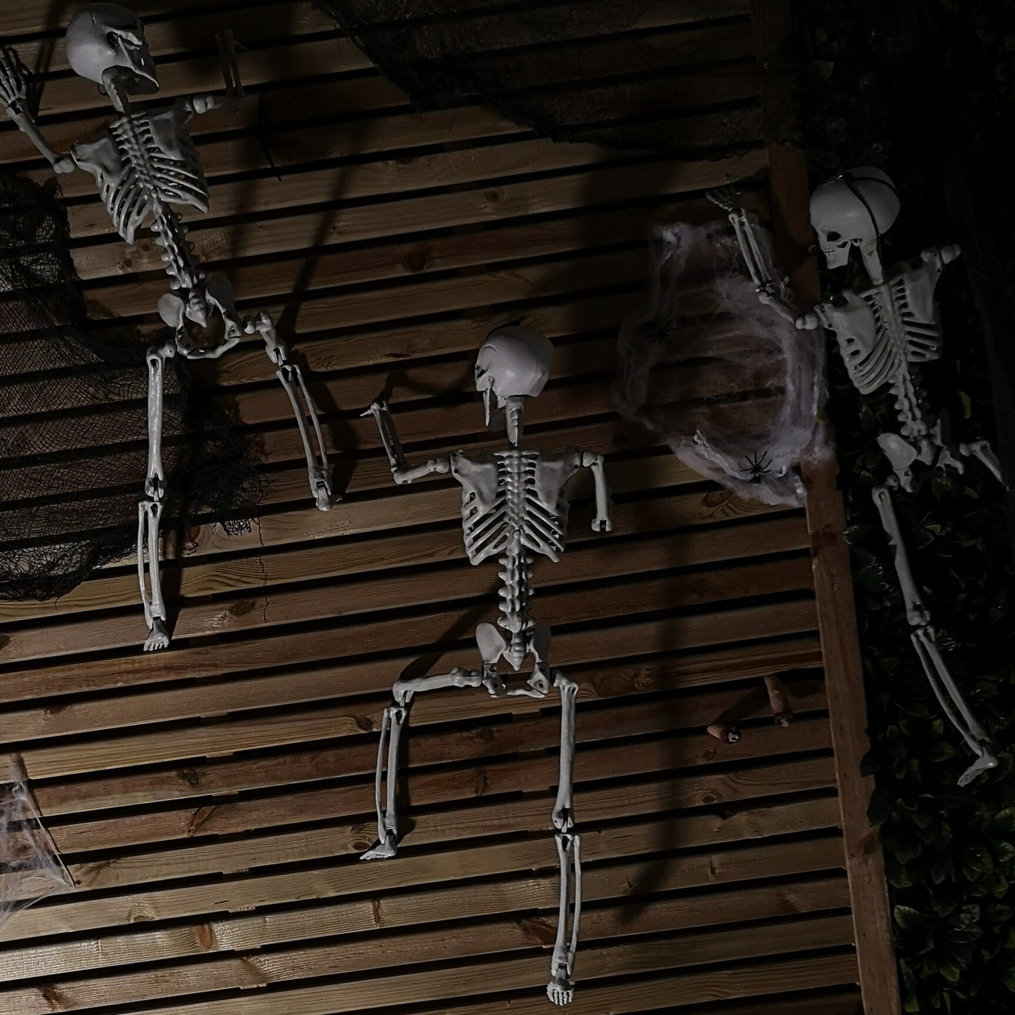 90cm (3ft) Posable Full Body Halloween Skeleton Decoration with Movable Joints