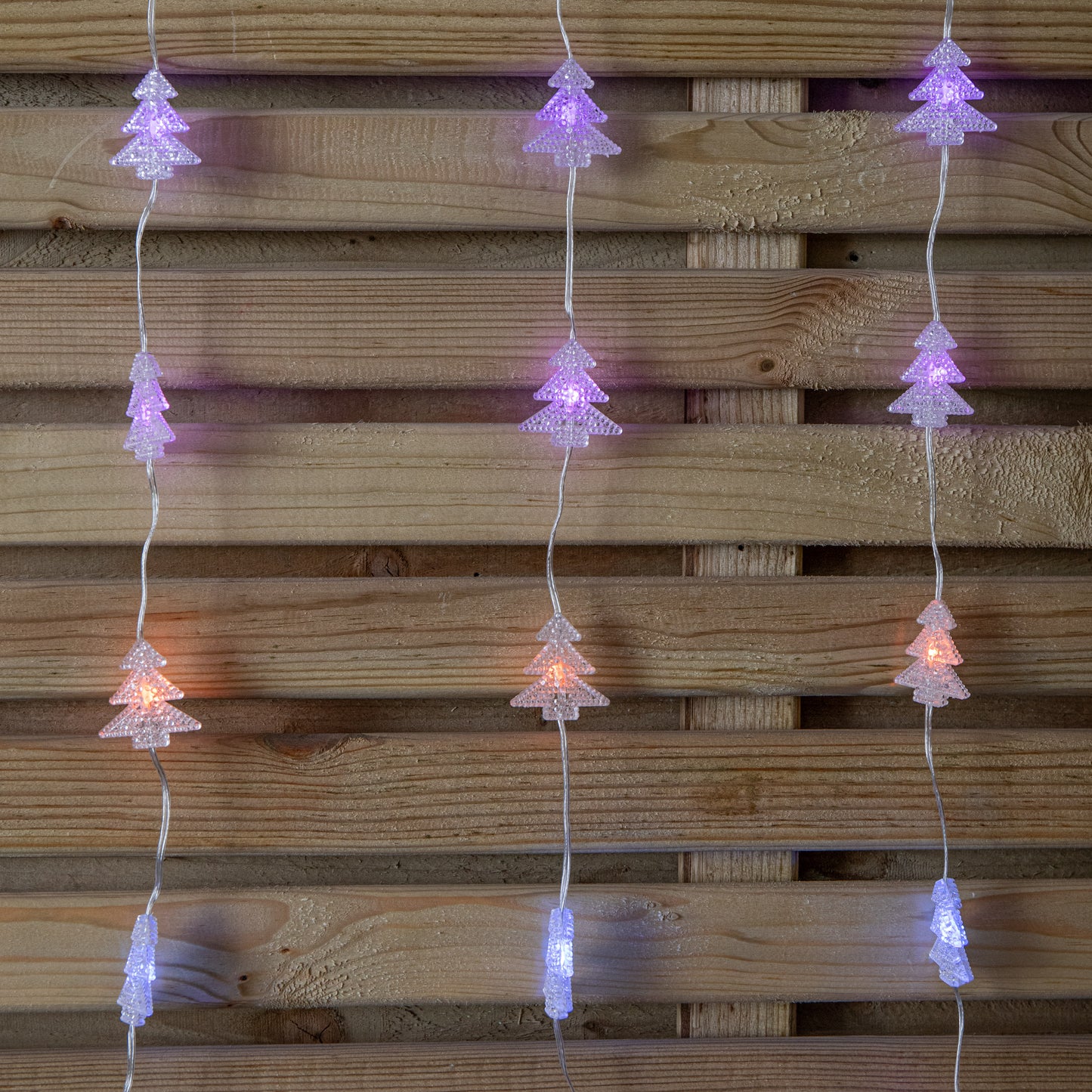 1.2m x 1.2m Light up FlexiBrights Christmas Tree Curtain Lights with 108 Rainbow LEDs