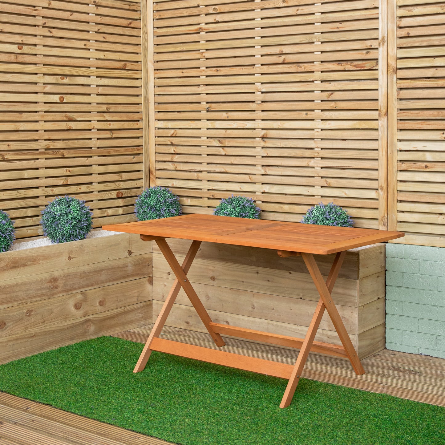 Outdoor 6 Person Rectangular Wooden Garden Dining Table, 2 Benches, Chairs with Grey Parasol and Base Set