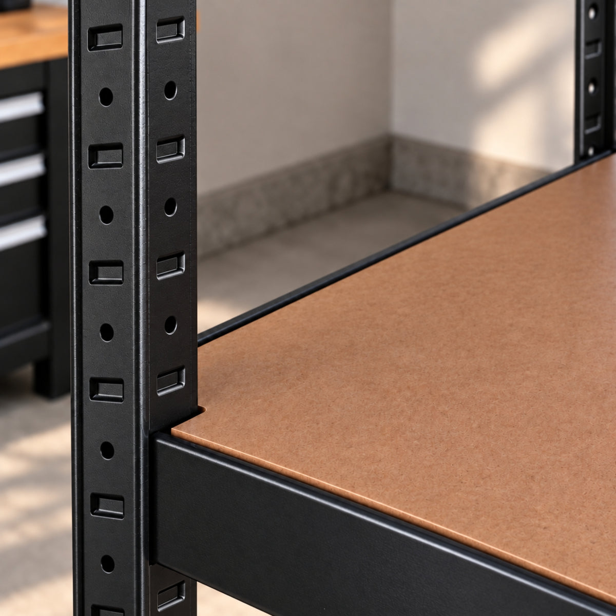Garage Shelving 90cm Wide & 180cm High Heavy Duty 5 Tier Multipurpose Metal Racking Unit / Warehouse Shelving Storage
