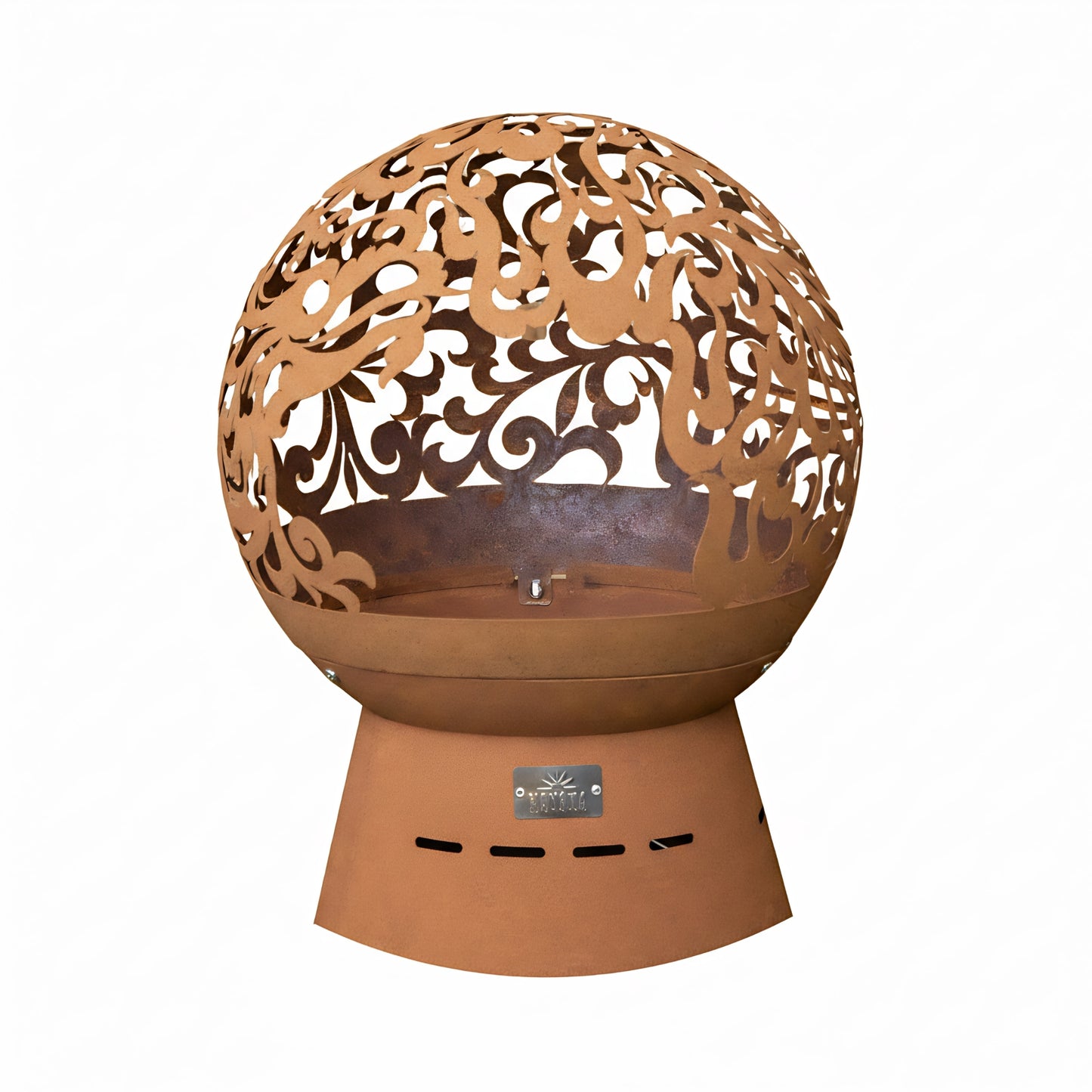 57cm Steel Helios Fireglobe Outdoor Garden Fire Pit