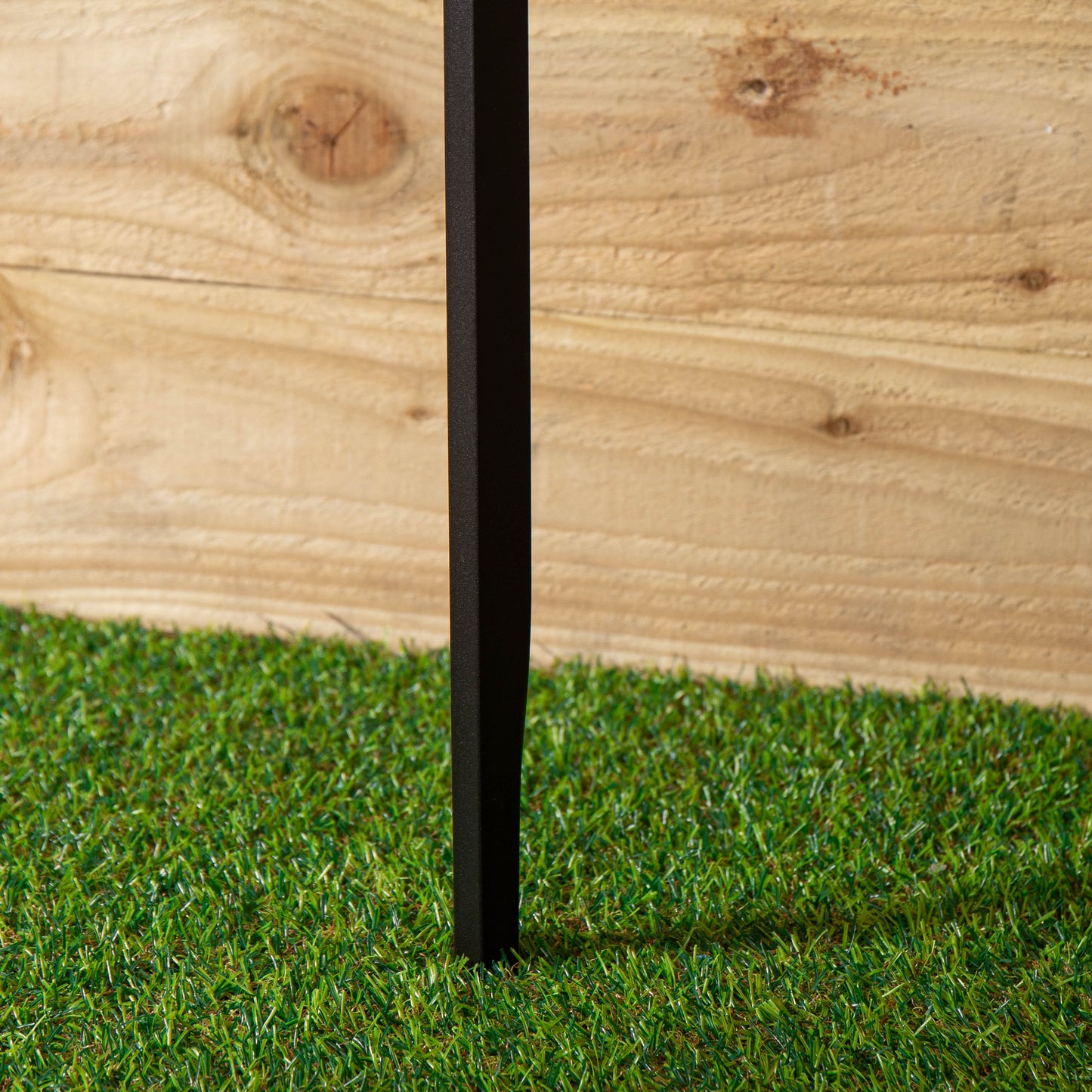 2.4m x 1.1m Black Baroque Steel Garden Flower Rose Arch