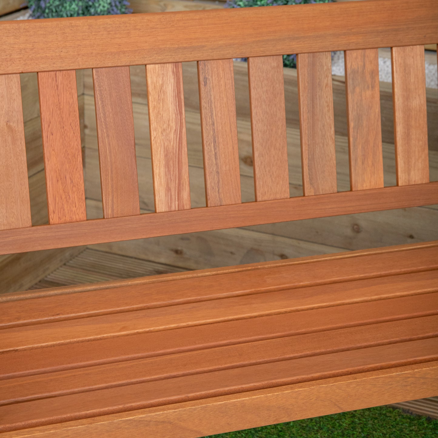 Cartmel 3 Seater Outdoor Wooden Garden Patio Bench