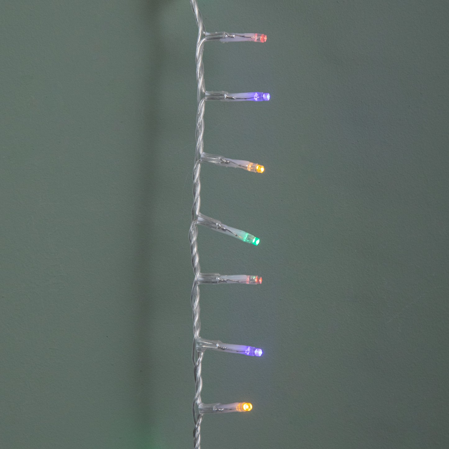 50m 2000 LED TreeBrights Christmas String Lights with Timer in Multi-Coloured on Clear Cable