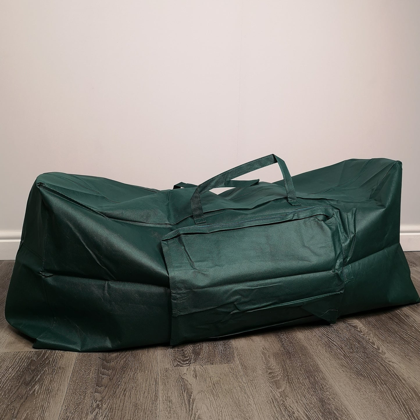1.2m Green Christmas Tree Storage Bag with Zip and Carry Handle