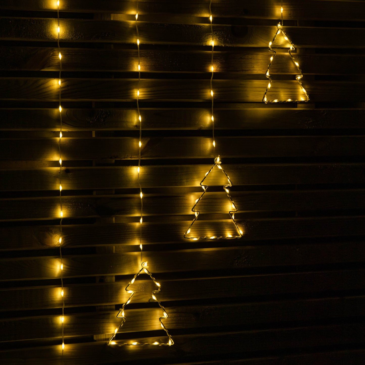 1.2m x 1.2m FlexiBrights Christmas Tree Curtain Lights with 258 Warm White LEDs