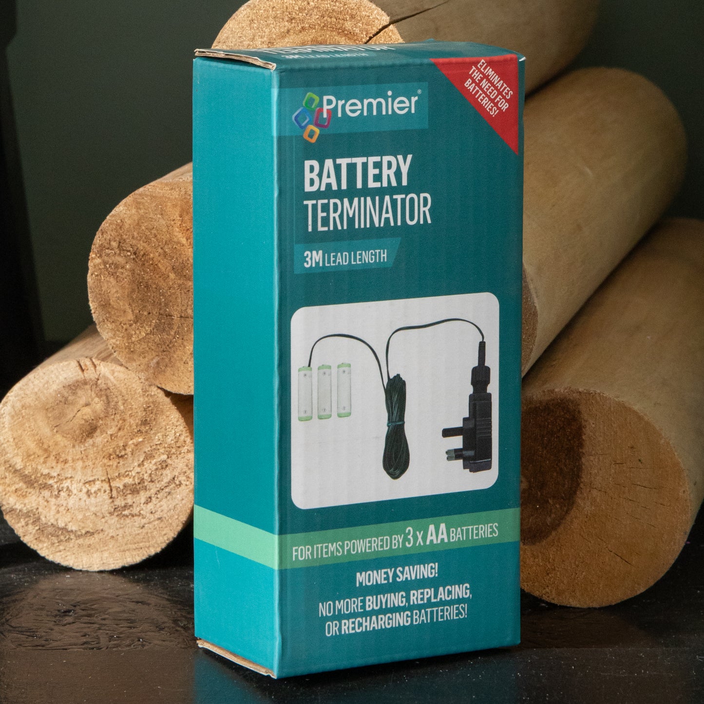 3 x AA Battery Replacement Plug in Power Adapter