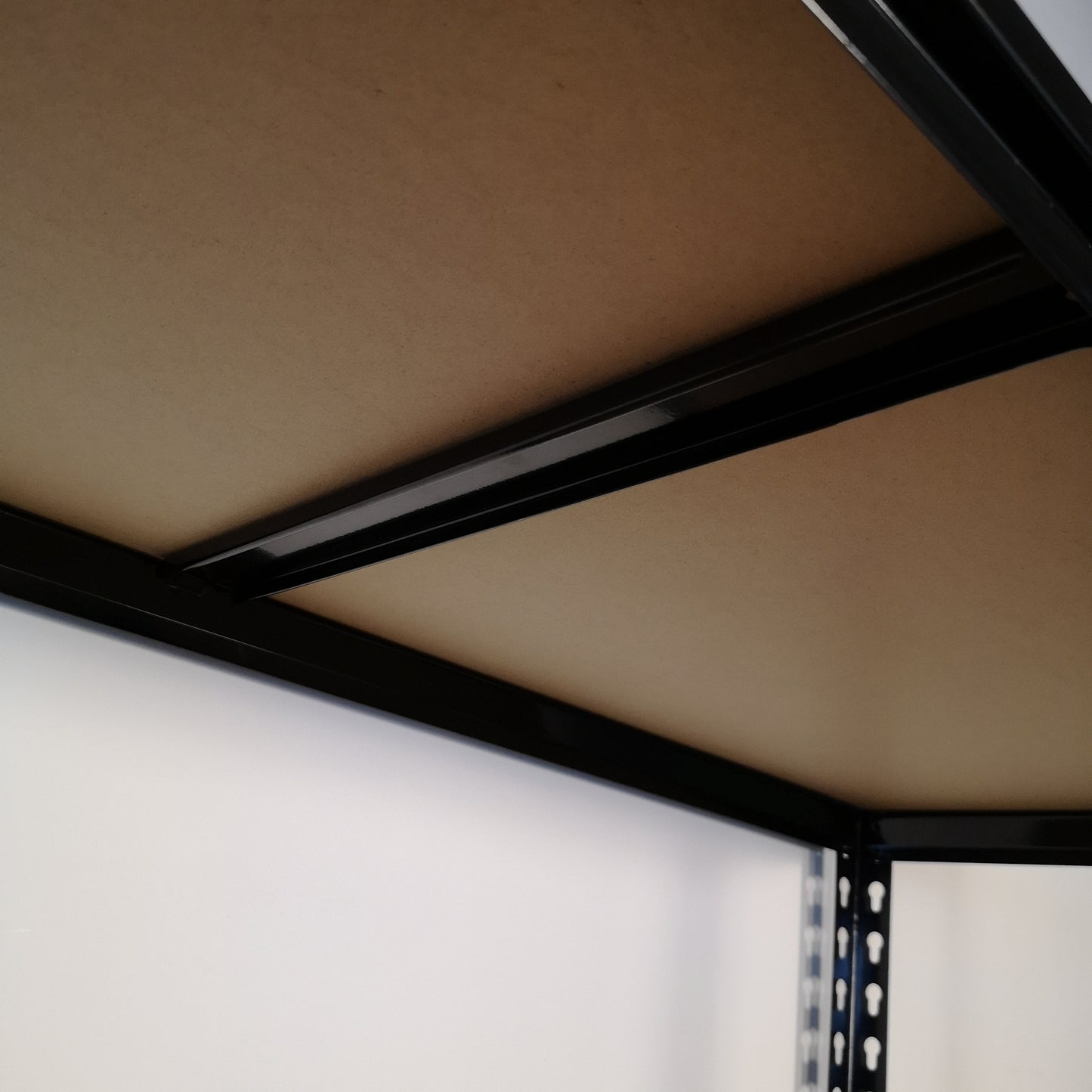 Garage Shelving 122cm Wide & 183cm High Heavy Duty 5 Tier Multipurpose Metal Racking Unit / Warehouse Shelving Storage in Black