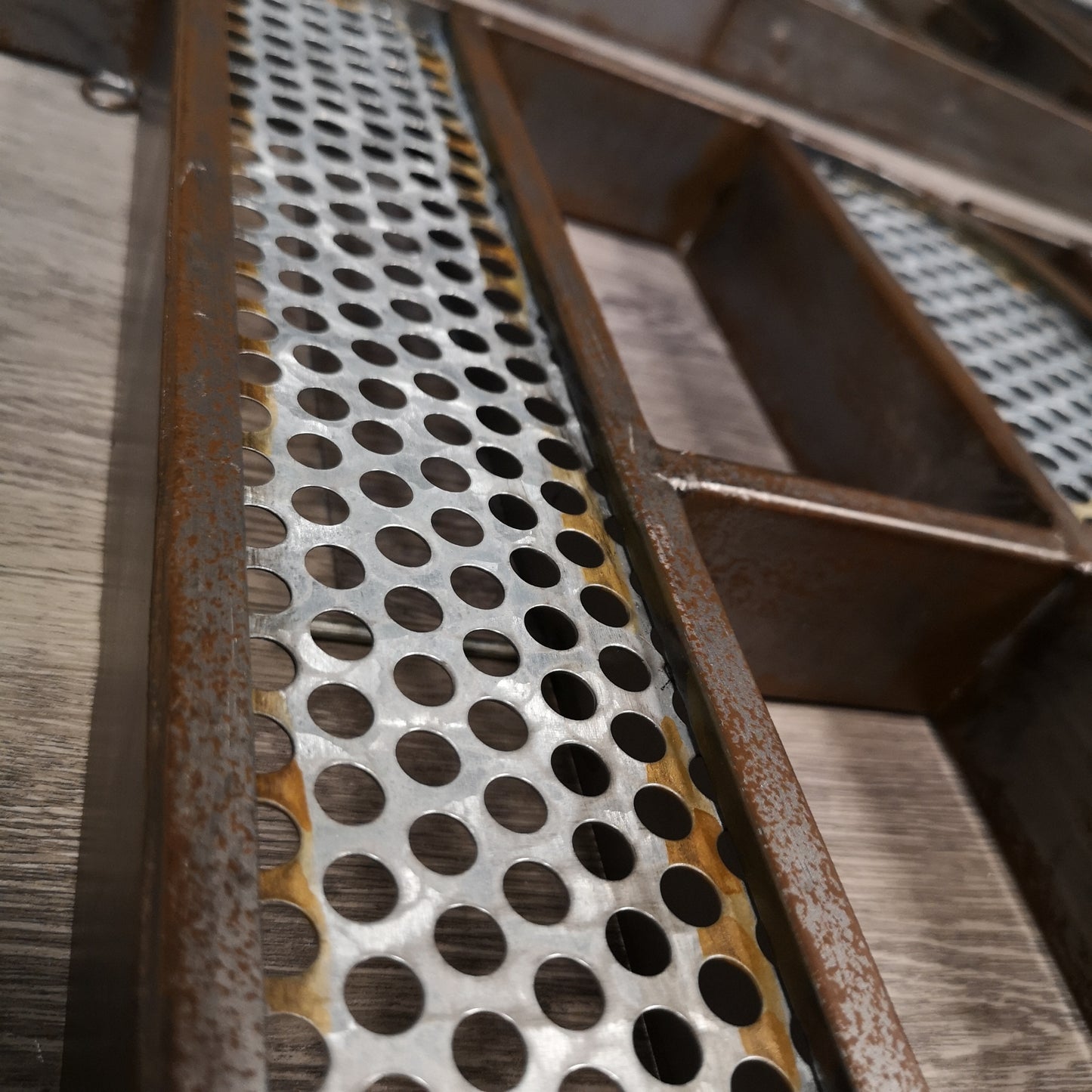 40cm Industrial Metal Set of 14 Merry Christmas Letters Decoration