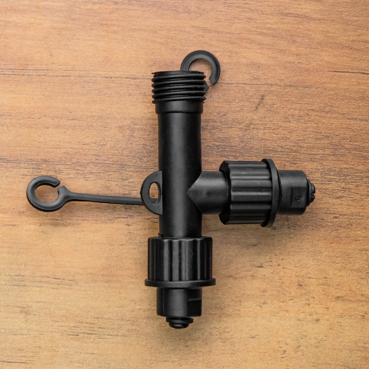 9cm x 10cm Black Plastic T Connector Max For Connectable Lights