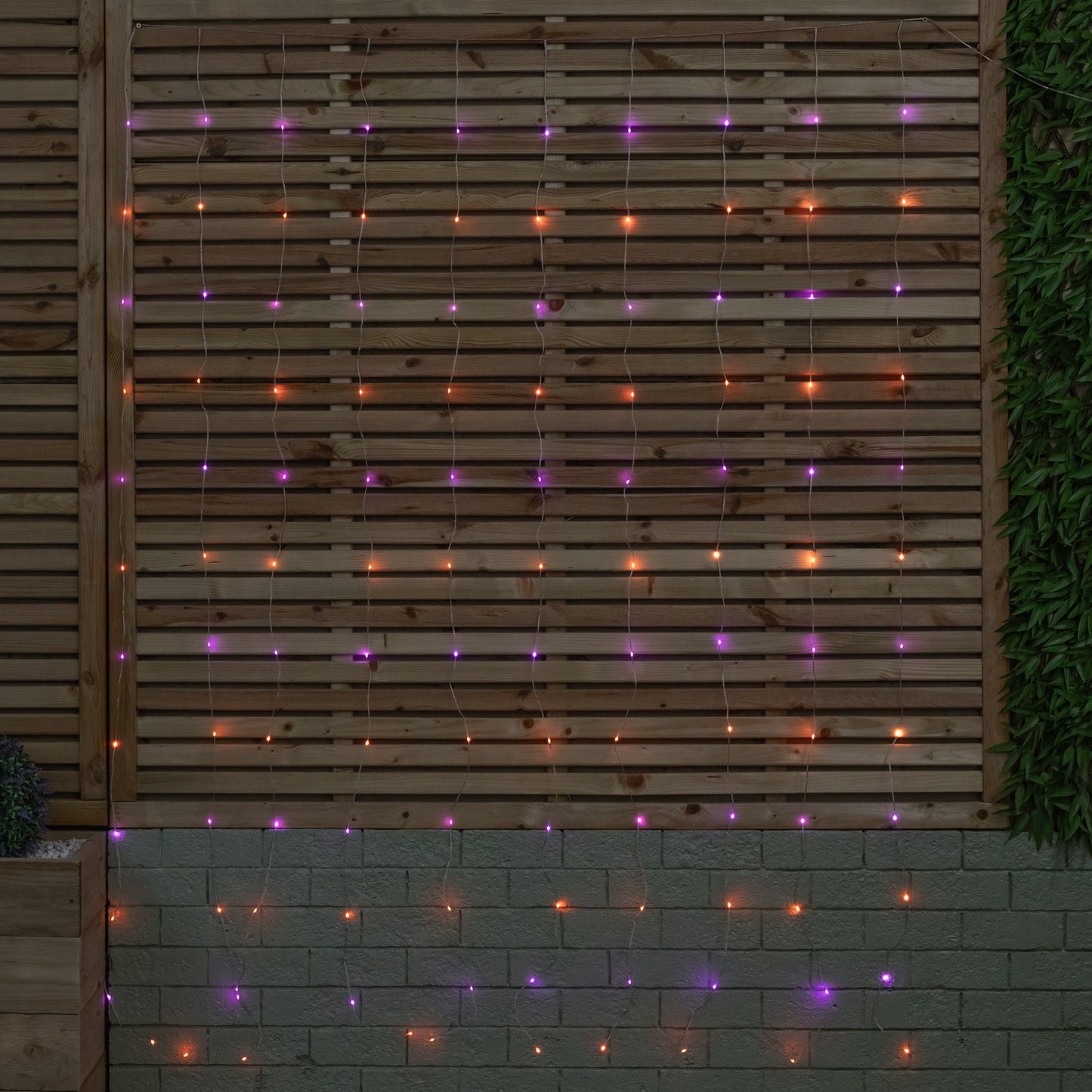 2m x 1.5m Light up FlexiBrights Christmas Curtain Lights with 240 Rainbow LEDs