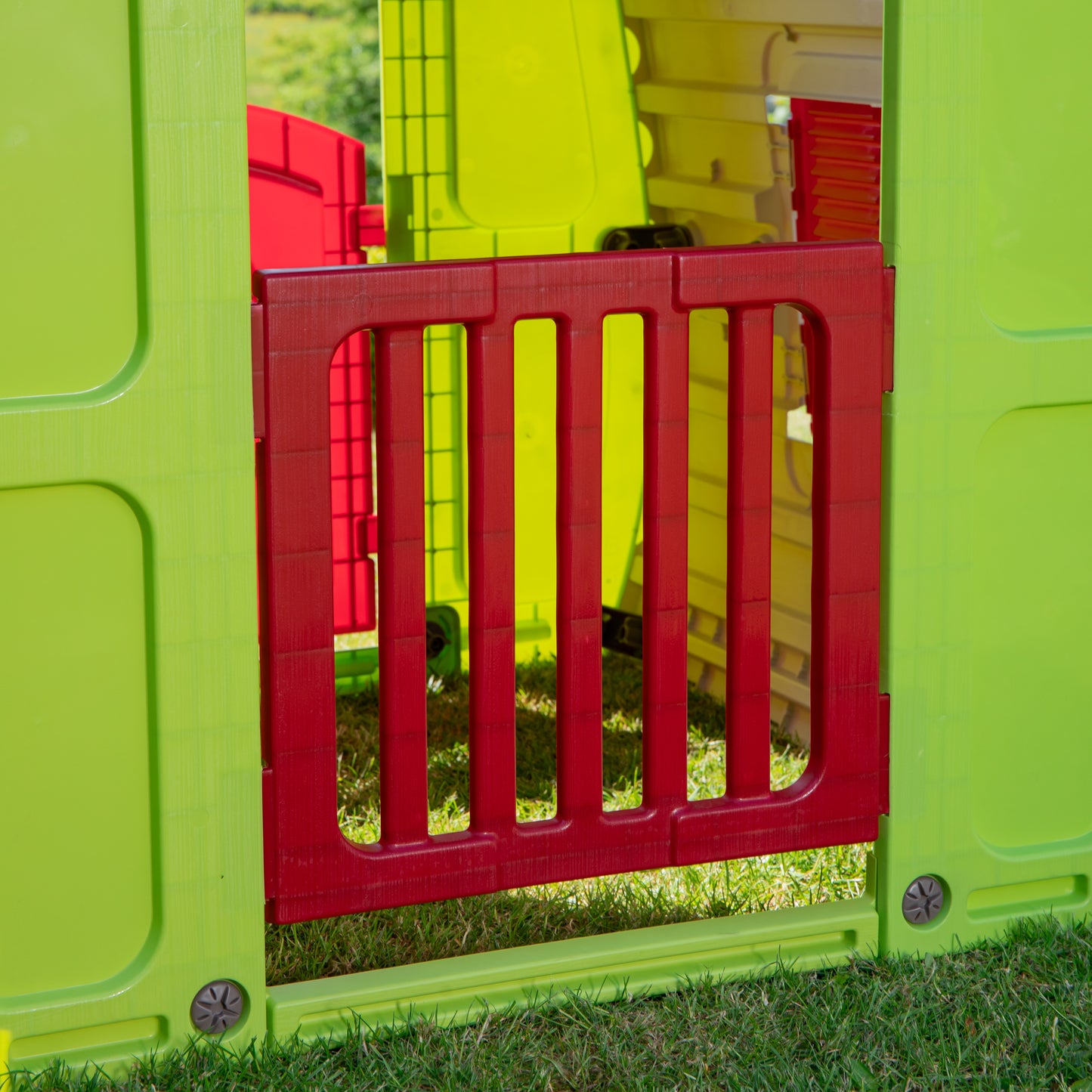 1.09m Green & White Plastic Magical Forest Wendy Playhouse