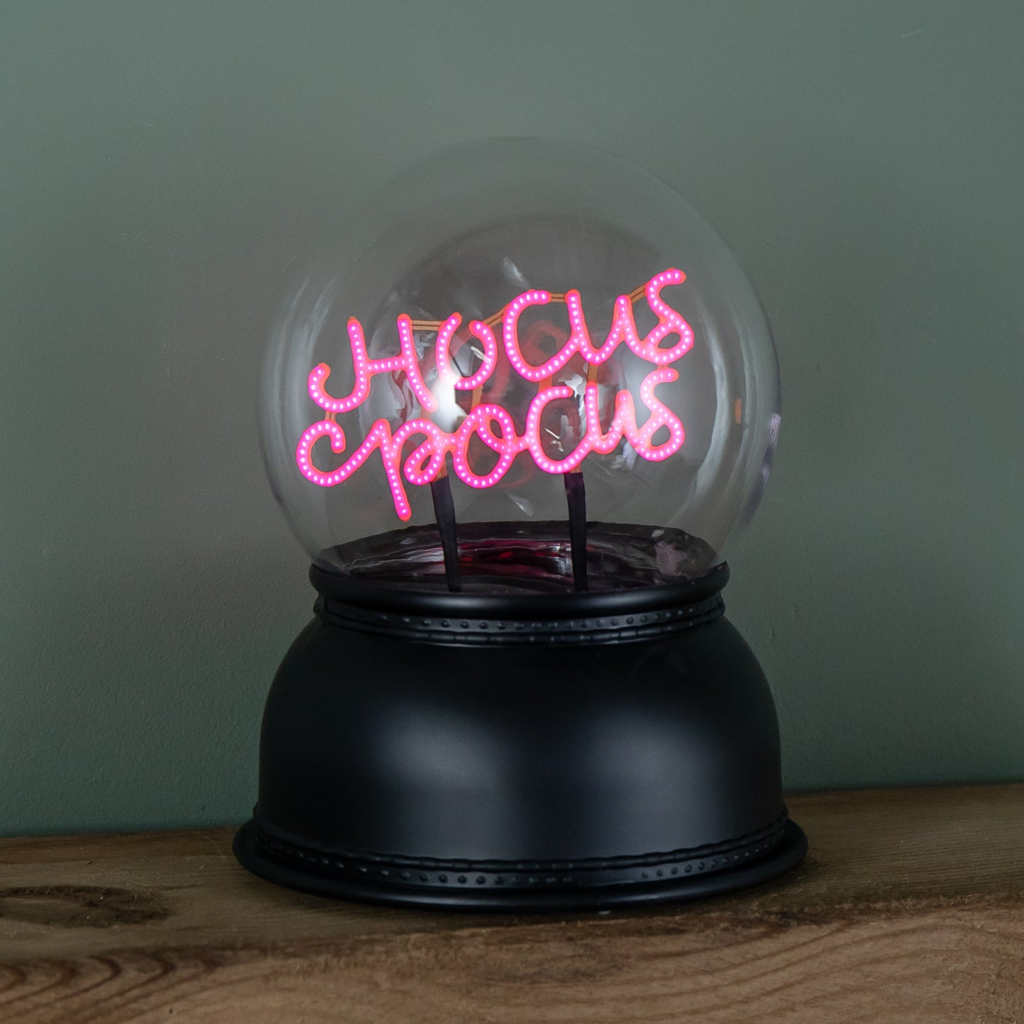 14cm Battery Operated Light up Hocus Pocus Halloween Globe with LEDs