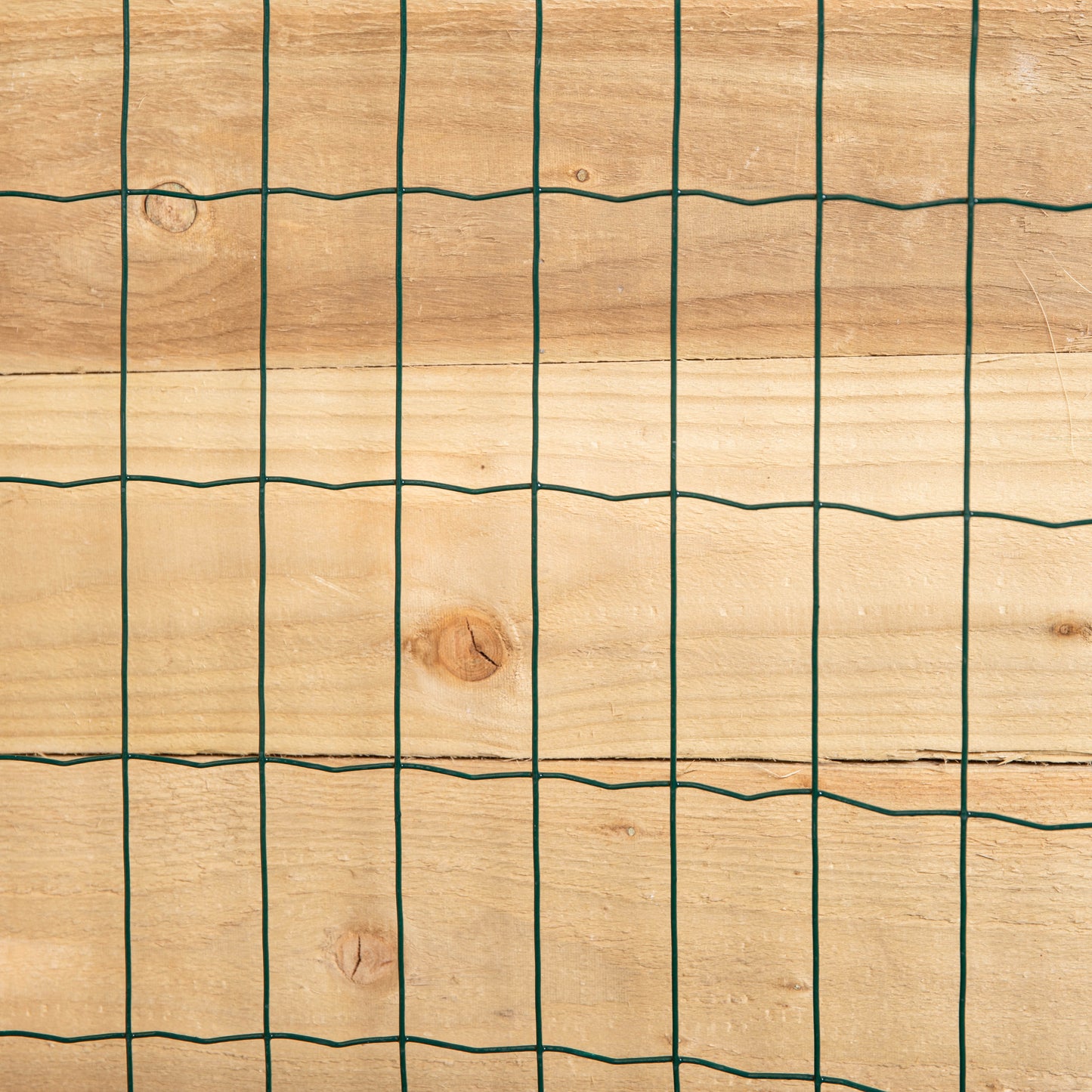 10m x 60cm of Green PVC Plastic Coated Metal Garden Border / Fence
