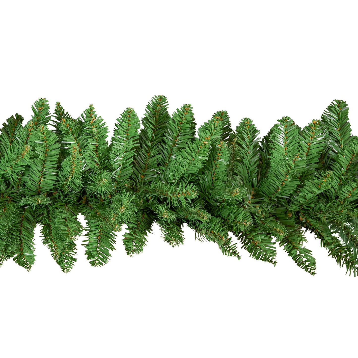 2.7m Plain Green Christmas Garland with 260 Bullet Tips