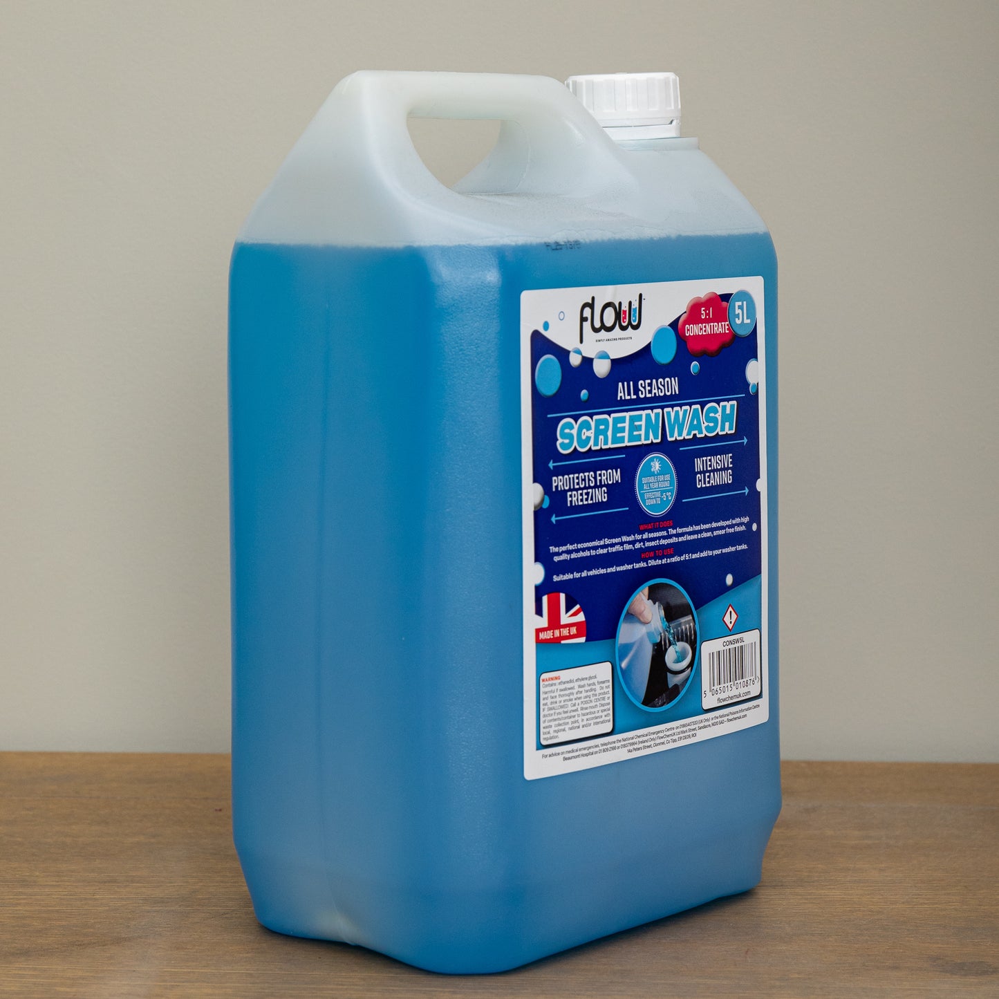 5 Litre All Season Streak Free Screen Wash Concentrate for All Vehicles