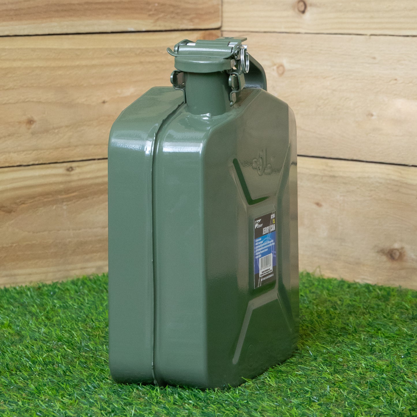 5 Litre Metal Jerry Can for Fuel with Leak Proof Bayonet Closure