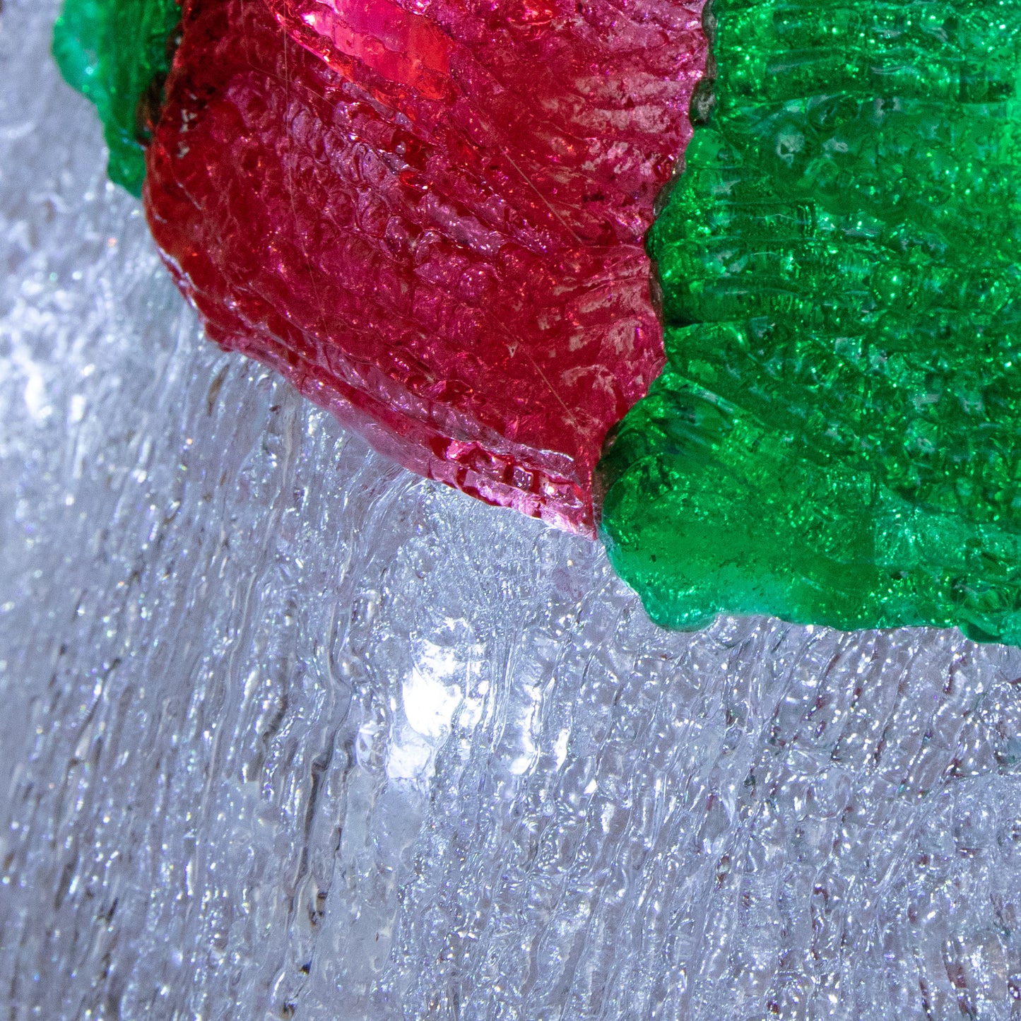 55cm Light up Christmas Ice Snowman Decoration with 70 Cool White LEDs