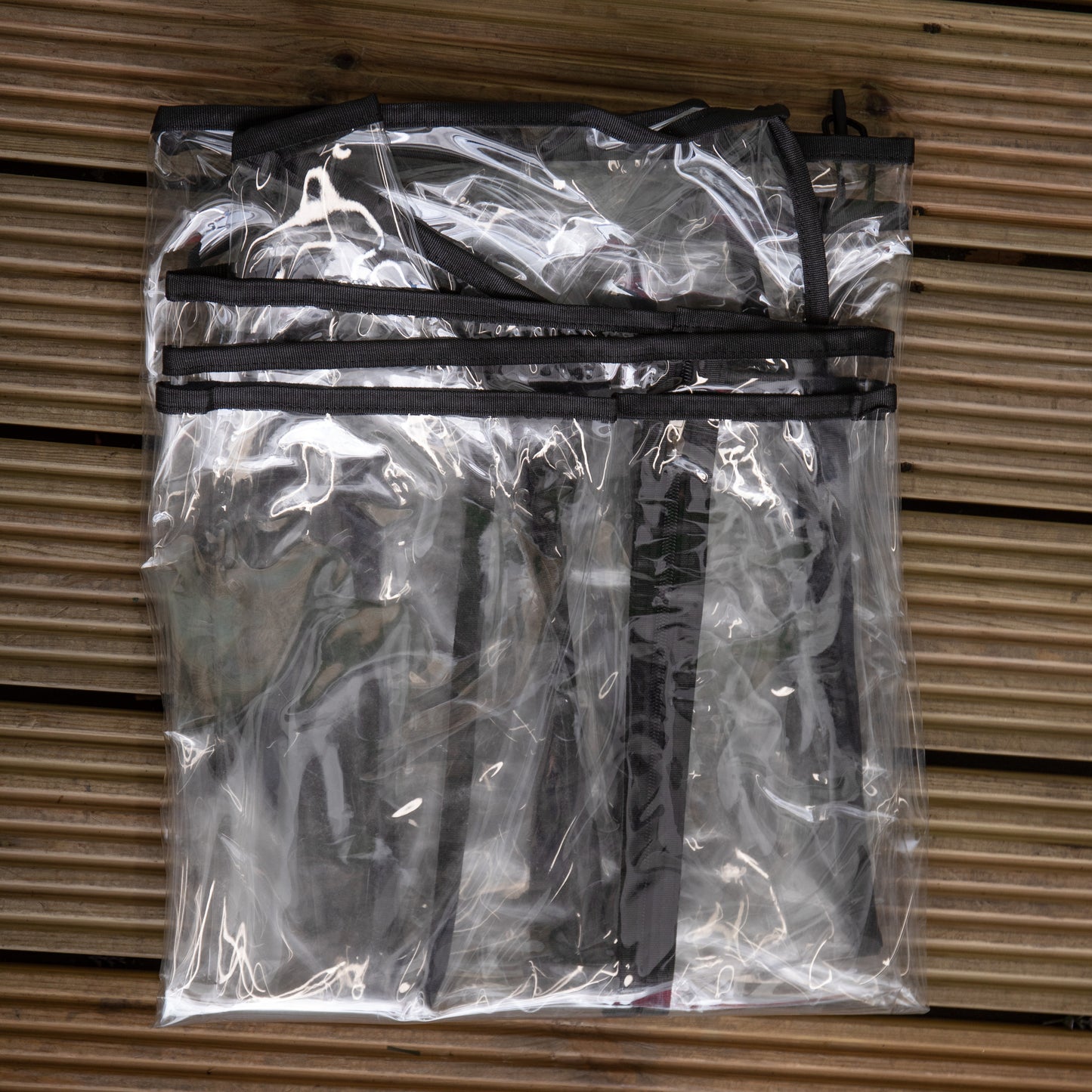 Clear Waterproof Cover Only for Folding Festival Camping Storage Trolley