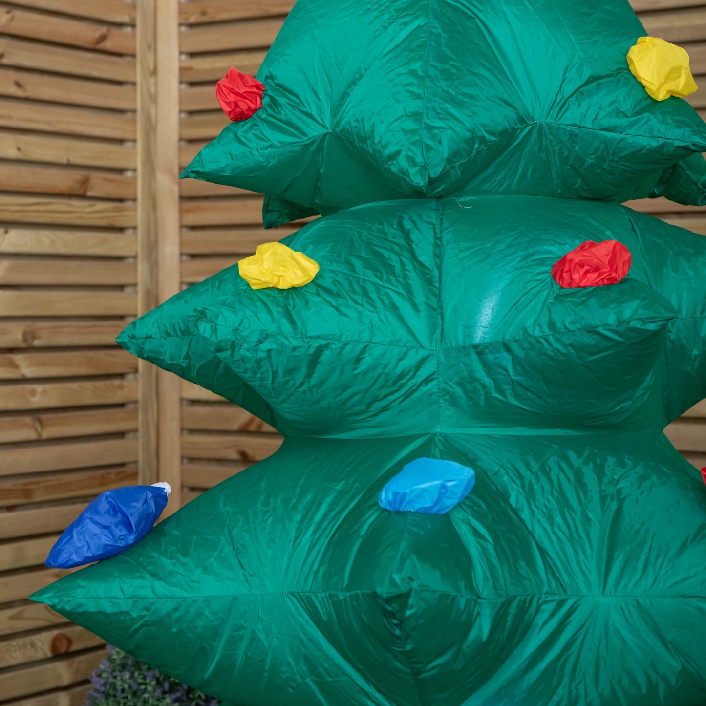2.4m Tall Light up Christmas Tree Inflatable with Presents and LEDs
