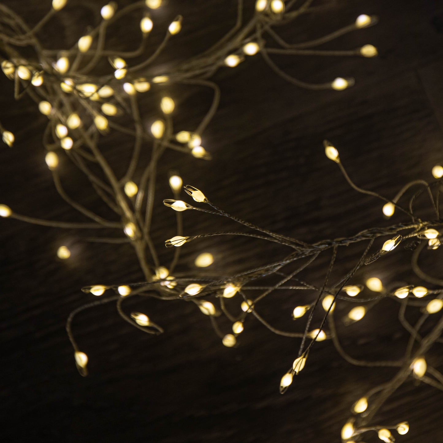 5.4m 860 LEDs Multi Action Ultra Bright Garland on Silver Wire in Warm White